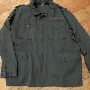 Point Zero Green Military Field Jacket